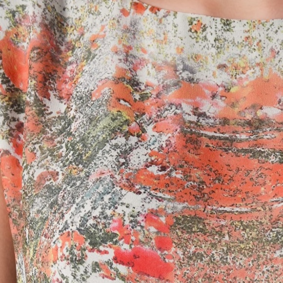 Alice + Olivia Sleeveless Blouson Silk Dress - L - Picture 4 of 4